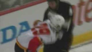 Brandon Prust vs Nathan McIver Nov 2 2008 [upl. by Timmons528]