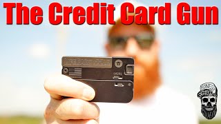 Life Card 22LR Credit Card Gun First Shots Wt PewView [upl. by Pacien]