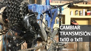 Cómo Cambiar y Ajustar el Shifter Cambio Trasero y Cadena de tu Transmisión de Bicicleta [upl. by Osicran]