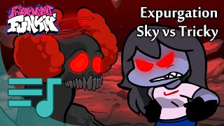 Sky vs Tricky Expurgation  Friday Night Funkin [upl. by Tewell299]