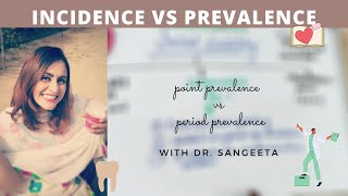 epidemiology lecture incidence and prevalence  part 2 [upl. by Esra]