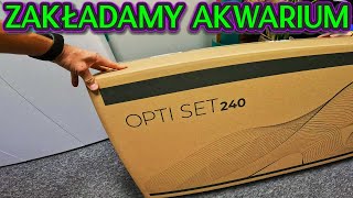 OPTI SET OD AQUAEL  AKWARIUM I SZAFKA 240L [upl. by Eneleuqcaj]