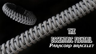 HOW TO MAKE THE ECCENTRIC FISHTAIL PARACORD BRACELET EASY PARACORD TUTORIAL DIY [upl. by Pollux]