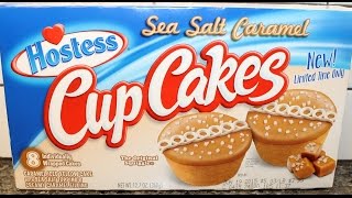 Hostess Sea Salt Caramel Cupcakes Review [upl. by Illah]