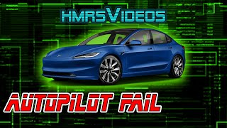 Sht happens Tesla model 3 autopilot fail tesla teslamodel3 automobile cars review [upl. by Heisel317]