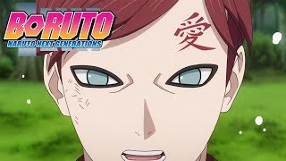 Gaara and Chojuro vs Urashiki  Boruto Naruto Next Generations [upl. by Beshore]