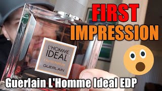 Guerlain Lhomme Ideal EDP  FIRST IMPRESSION [upl. by Elden353]