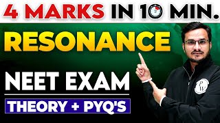 Resonance  4 Marks in 10 Minutes For NEET Exam [upl. by Knobloch538]