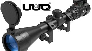 39×40 Rifle Scope with RedGreen Illumination and Rangefinder Reticle  UUQ [upl. by Llerol]