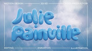 Motion design demo  Julie Rainville [upl. by Nobel]