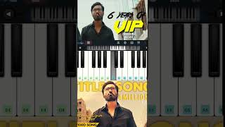 Vip bgm dhanush anirudh pianotutorial shortvideo shorts viralvideo piano trending music [upl. by Patterson654]