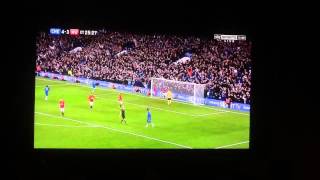 Ramires goal vs Man Utd  Capital One Cup 2012 [upl. by Eelra185]