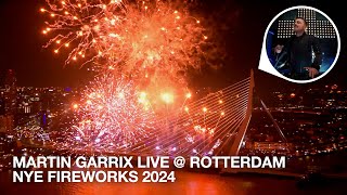 MARTIN GARRIX LIVE  ROTTERDAM NYE FIREWORKS 2024 [upl. by O'Hara]