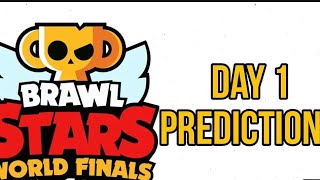 Brawl stars World Finals Day 1 Predictions 99 Winrate🔥 [upl. by Warms758]