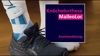 Knöchelorthese MalleoLoc  Anziehanleitung [upl. by Harding]