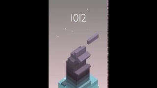 Stack  Ketchapp Highest Score Ever 1000 [upl. by Ninnahc21]