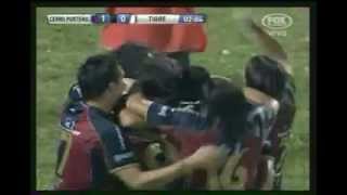 Gol de Roberto Nanni 4to en Copa  Cerro Porteño 1  Tigre 0  Copa Sudamericana 2012 [upl. by Mcclain]