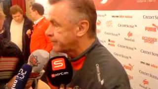 Interview mit Ottmar Hitzfeld NatiTrainer [upl. by Yrrem]