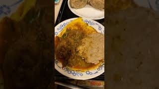 African Ugali fufu eggs and chicken stew Guys enjoy [upl. by Davina64]