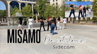 KPOPJPOP IN PUBLIC SIDE CAM TWICE MISAMO  « DO NOT TOUCH » Dance cover by HDK from France [upl. by Towers708]