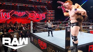 Sheamus Battles Pete Dunne in a BRUTAL Donnybrook BANGER  WWE Raw Highlights 10724  WWE on USA [upl. by Averell]