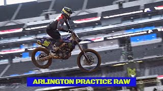 Arlington RAW Practice  Supercross 2024 ft DeeganSexton amp more [upl. by Norward]