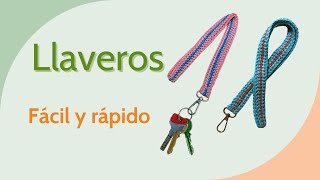 Como tejer un llavero a crochet Fácil y rapido [upl. by Nowtna]