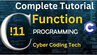 Function in C Programing  C programing Course  Free  Complete Guide with Example [upl. by Ysiad]