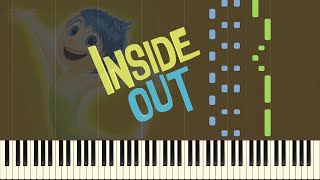 Bundle Of Joy  Inside Out Main Theme Piano Tutorial Synthesia [upl. by Orelu]