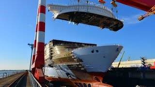 The Crazy Process of Building The Worlds Largest Cruise Ships [upl. by Jameson315]