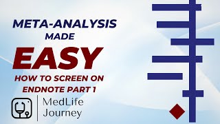 How to Use EndNote for Screening Part 12 How to Make PRISMA Flowchart MetaAnalysis Made Easy [upl. by Alfonse]