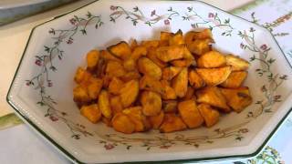 Sweet potato chips cooked in the Tefal Actifry [upl. by Stucker]