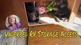 Easier Access to RV Underbed Storage [upl. by Hairim]