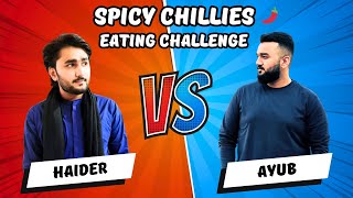 Dost Na Dea Challenge 😨  Full Spicy Mirchay Khai Mena 🔥 Log utha kr Hospital La gaye 😢 [upl. by Odranar324]