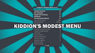 KIDDIONS MODEST MENU V101 SHOWCASE│LAST UPDATE FOR KIDDIONS [upl. by Yelda]