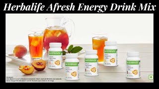 Herbalife Afresh Energy Drink की विवरण सामग्री फायदे उपयोग [upl. by Ruperto]