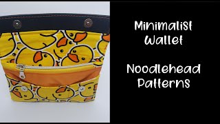 Lets Sew the Minimalist Wallet  Sewing Tutorial [upl. by Nosnar]