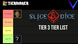 Slice amp Dice Tier 3 Characters Tier List [upl. by Winwaloe912]