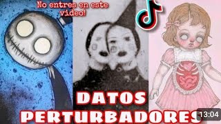 datos perturbadores de tiktok 🎃👻 [upl. by Anaidiriv310]