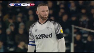 Wayne Rooney Debut For Derby vs Barnsley Assist Skills 02012020 HD With Commentary [upl. by Ericksen]