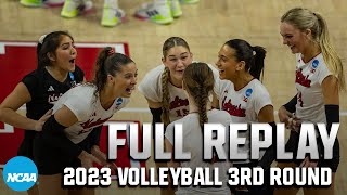 Nebraska vs Georgia Tech 2023 NCAA volleyball regional semifinals  FULL REPLAY [upl. by Rothmuller805]