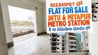 Flat for Sale In Nizampet Hyderabad  R Square Properties [upl. by Idonah]