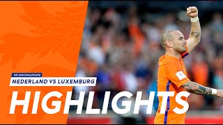 Highlights Nederland  Luxemburg 09062017 WK 2018kwalificatie [upl. by Bonns657]