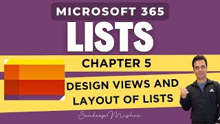 Microsoft 365 Lists  Chapter 5  How To Create List Views  Microsoft 365 Tutorial [upl. by Norrek531]