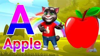 A for Apple B for Ball C for Cat D For Dog Learning Tv Phonics Song A To Z Alphabet [upl. by Ramalahs506]