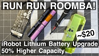 iRobot Roomba Lithium Battery Rebuild [upl. by Osy502]