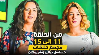 مسلسل نيللي وشريهان  الحلقة 11 حتي الحلقة 15  بطولة دنيا سمير غانم [upl. by Novah]