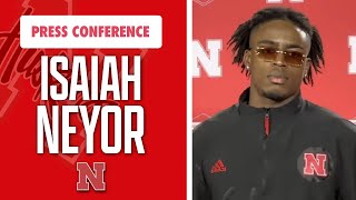 Nebraska Football WR Isaiah Neyor speaks following 2720 loss vs UCLA I Huskers I GBR [upl. by Remoh]