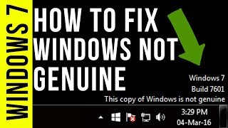 How to Fix Windows is Not Genuine  Remove Build 76017600  100 Working Windows 7810  2023 [upl. by Ssidnac]