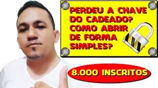 Abrindo Cadeado Sem a Chave Aprenda a Abrir ou Quebrar Facilmente [upl. by Ailime]